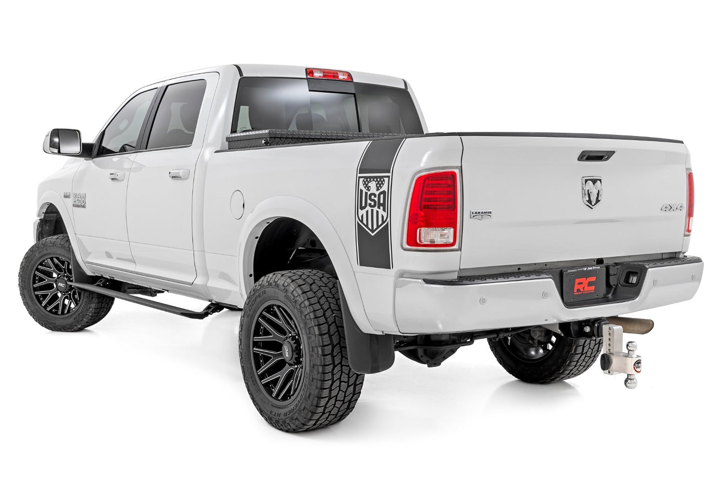 Rough Country  | Power Running Boards | Lighted | Gas | Crew Cab | Ram 2500 (2010-2023)