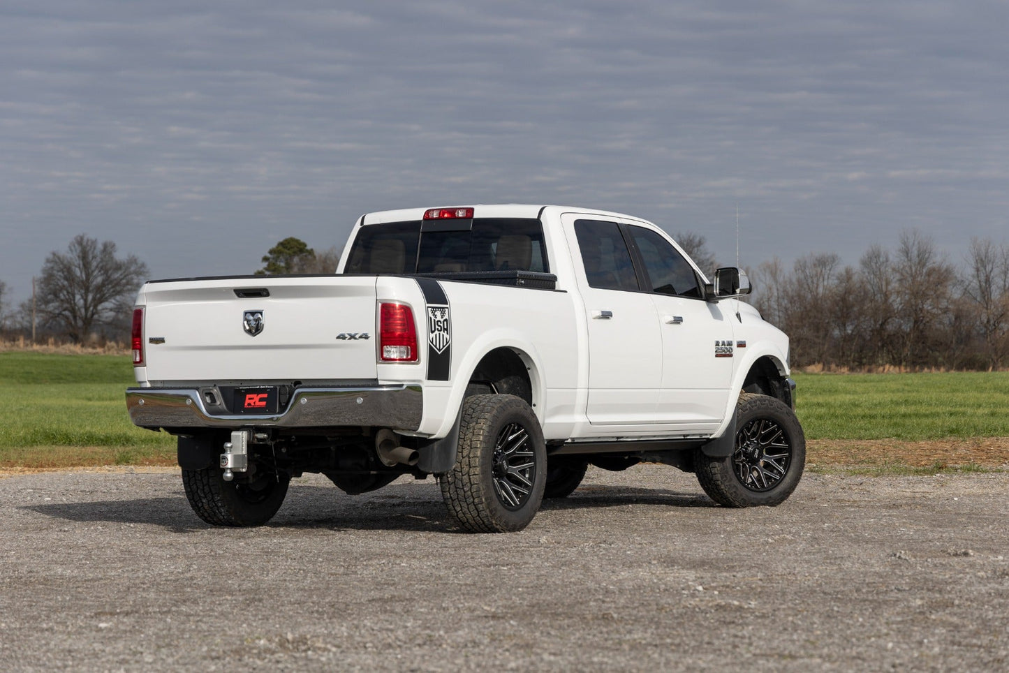 Rough Country  | Power Running Boards | Lighted | Gas | Crew Cab | Ram 2500 (2010-2023)