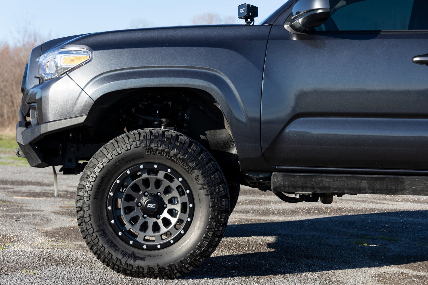 Rough Country  | Rough Country 87 Series Wheel | Simulated Beadlock | Gray/Black | 17x8.5 |