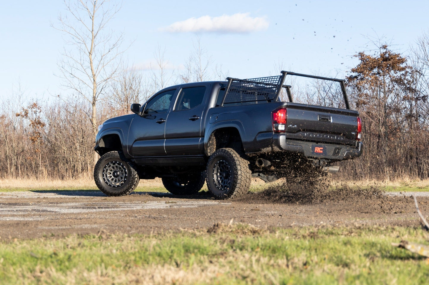 Rough Country  | Rough Country 87 Series Wheel | Simulated Beadlock | Gray/Black | 17x8.5 |