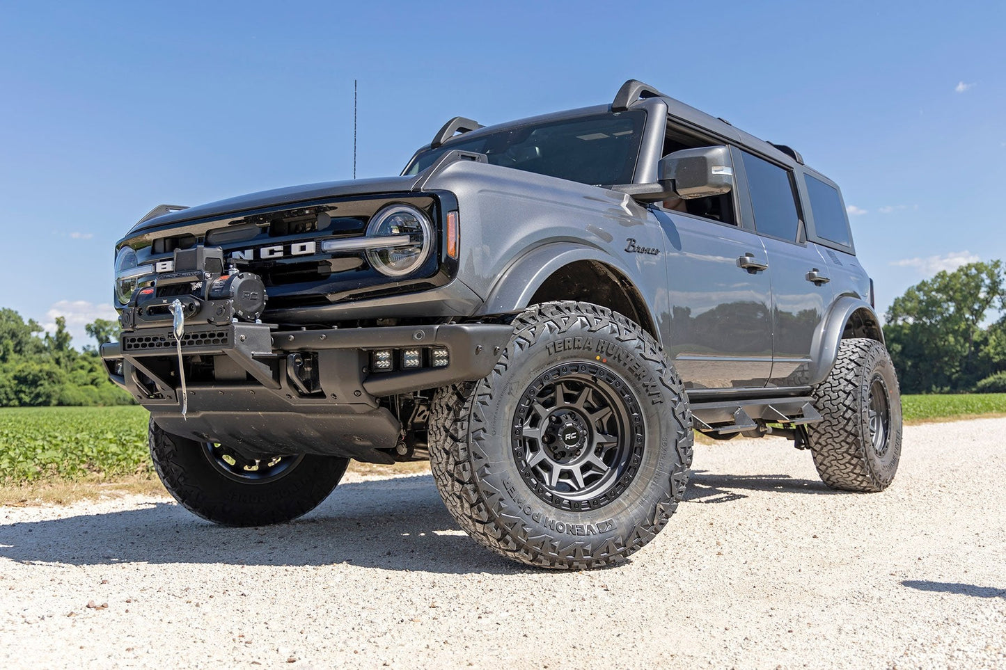 Rough Country  | Rough Country 85 Series Wheel | Simulated Beadlock | Gunmetal Gray/Black | 17x9 |