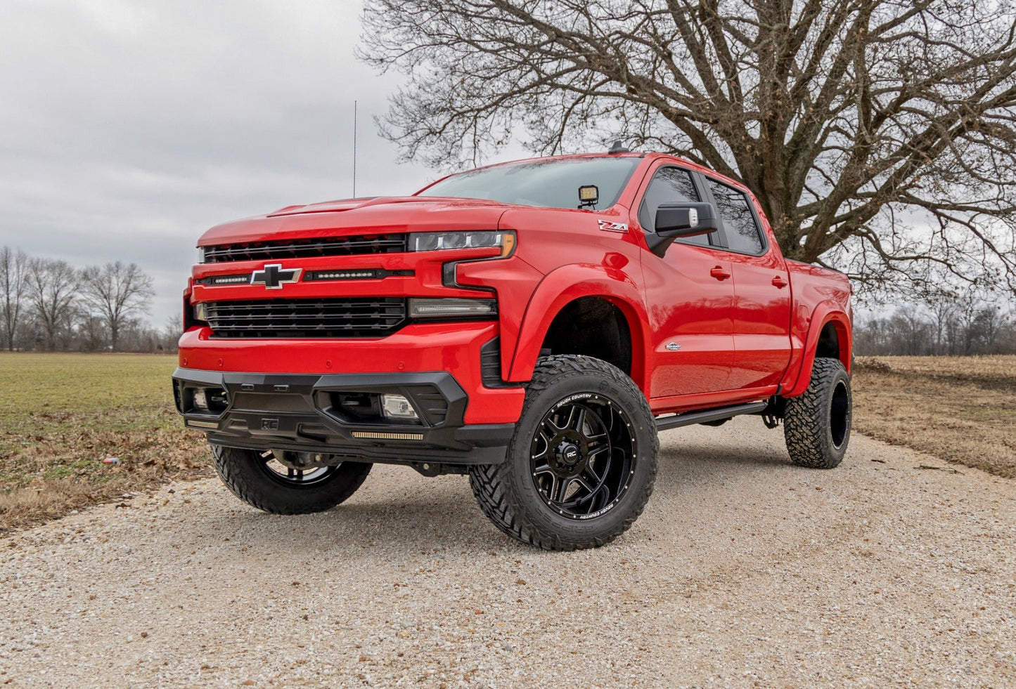 Rough Country  | Rough Country 92 Series Wheel | Machined One-Piece | Gloss Black | 22x12 |