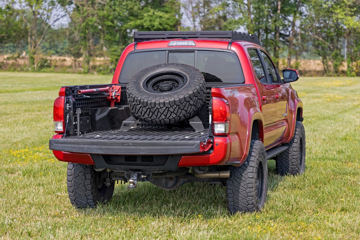 Rough Country  | Bed Mount Spare Tire Carrier | Toyota Tacoma 2WD/4WD (2016-2023)