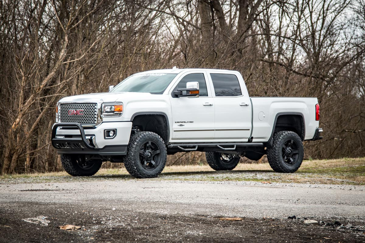 Rough Country  | Nerf Steps | Full Length | Crew | 6.5 Ft Bed | Chevy/GMC 2500HD/3500HD (15-19)