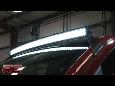 Rough Country  | LED Light Mount | Upper Windshield | 50" Curved | Chevy/GMC 2500HD/3500HD (15-19)