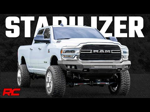 Rough Country  | N3 Steering Stabilizer | Dual | 2.5-8 Inch Lift | Ram 2500 (14-23)/3500 (13-23)