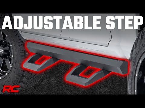 Rough Country  | SR2 Adjustable Aluminum Steps | Crew Cab | Ram 1500/2500/3500 2WD/4WD