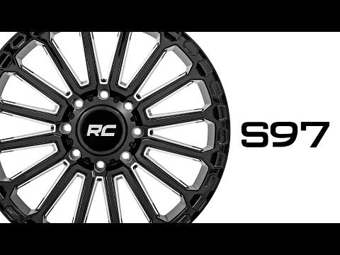 Rough Country  | Rough Country 97 Series Wheel | One-Piece | Gloss Black | 17x9 |