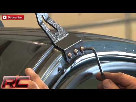 Rough Country  | GM 54-inch Curved LED Light Bar Upper Windshield Mounts (07-13 PU/SUV)