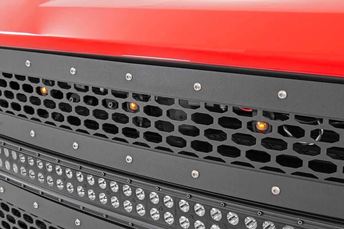 Rough Country  |Mesh Grill Mount | Amber Marker | Ford F-150 (15-17)