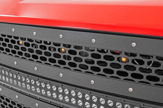 Rough Country  |Mesh Grill Mount | Amber Marker | Ford F-150 (15-17)