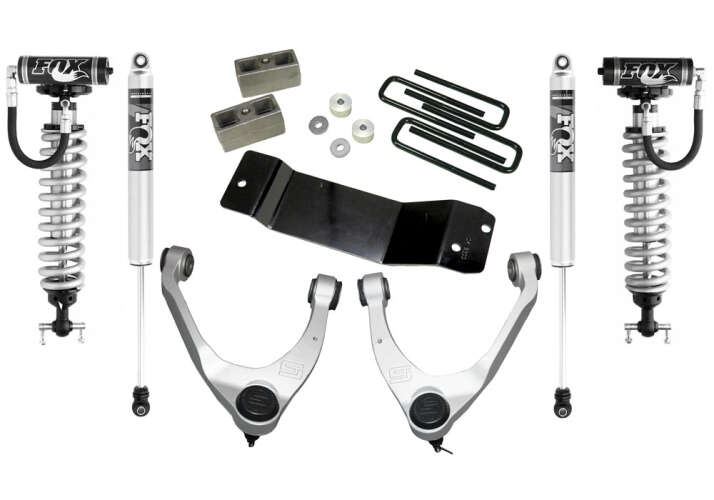 Super Lift - 2007 - 2016 3.5in Chevy/GMC Lift Kit | Cast Steel Control Arms w/ Fox 2.0 Coil-overs and Rear Shocks 4WD