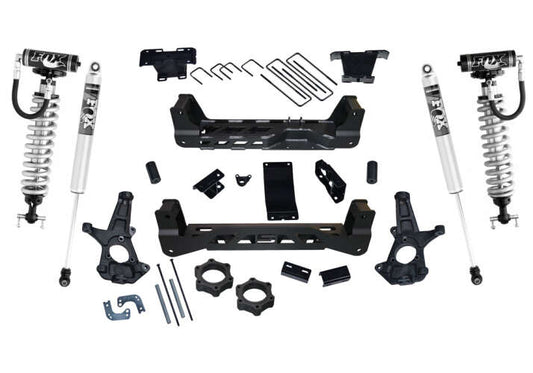 Super Lift - 2014 - 2016 6.5in Chevy/GMC Lift Kit | Cast Steel Control Arms w/ Fox Coilovers and Rear Shocks 4WD