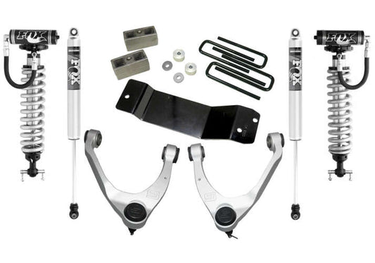 Super Lift - 2014 - 2018 3.5in Chevy/GMC Lift Kit | Aluminum/Stamped Control Arms w/ Fox 2.0 Coil-overs and Rear Shocks 4WD