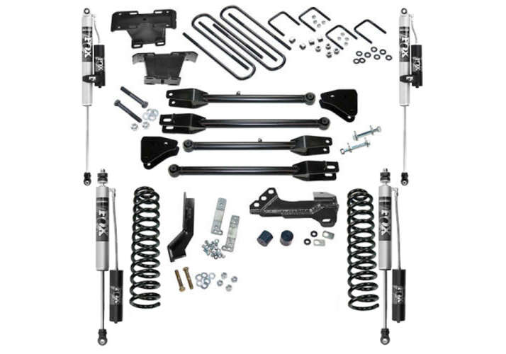 Super Lift - 2017 - 2021 F250/F350 4WD 4in Ford Lift Kit | 4-Link Kit - Diesel