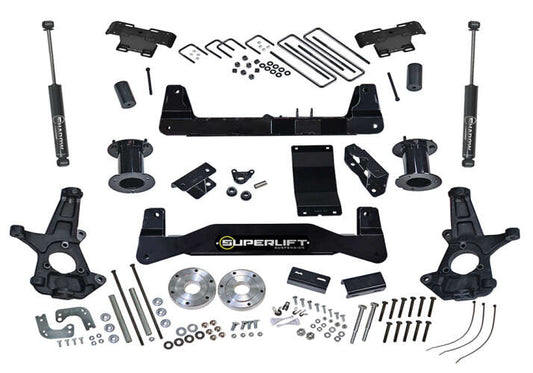 Super Lift - 2014 - 2019  6.5in Chevy/GMC Lift Kit | Aluminum/Stamped Control Arms Silverado/Sierra 1500 2WD/4WD