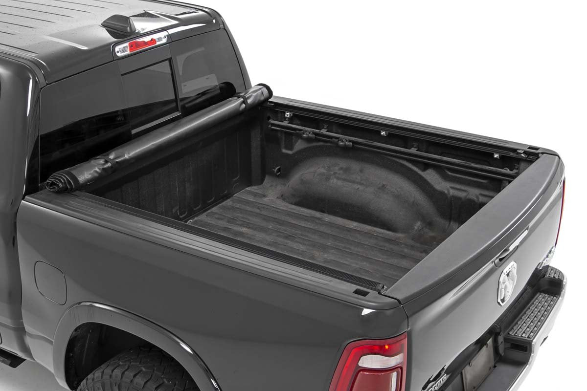Rough Country  | Soft Roll Up Bed Cover | 6'4" Bed | No Rambox | Ram 1500 (09-18)/2500 (10-23)