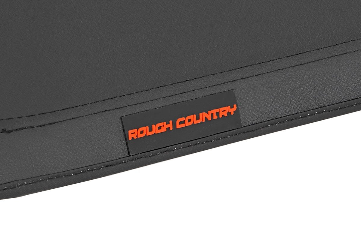 Rough Country  | Bed Cover | Tri Fold | Soft | 6'4" Bed | Ram 1500/2500/3500 2WD/4WD