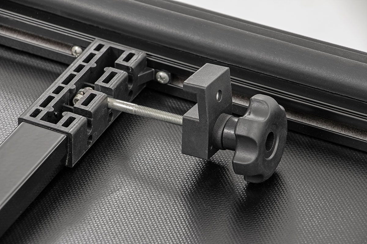 Rough Country  | Bed Cover | Tri Fold | Soft | 6'4" Bed | Ram 1500/2500/3500 2WD/4WD