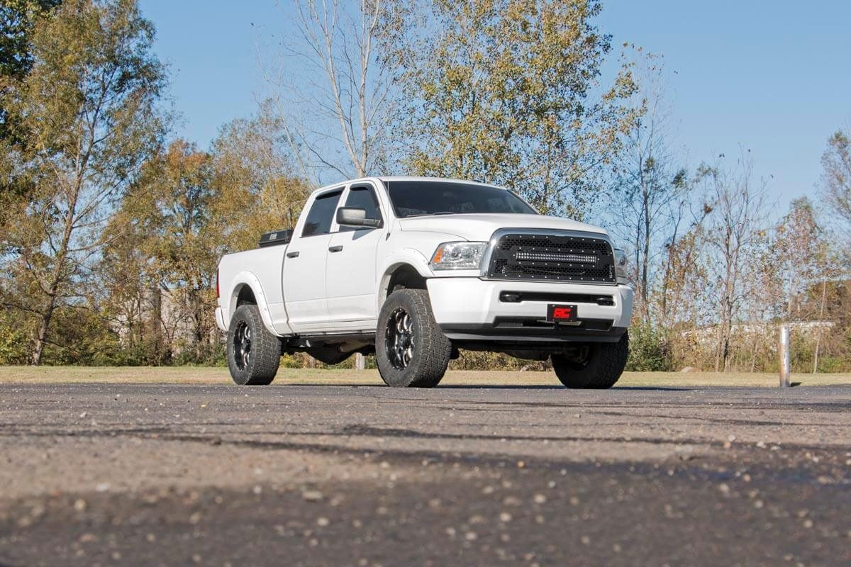 Rough Country  | Mesh Grille | 30" Dual Row LED | Black | Ram 2500/3500 (13-18)