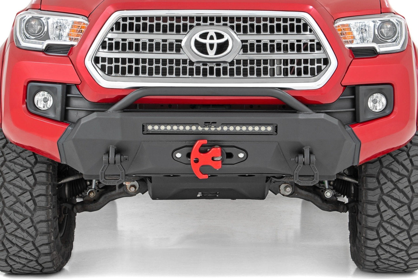 Rough Country  | Front Bumper | Hybrid | 20" Blk LED | Toyota Tacoma 4WD (2016-2023)