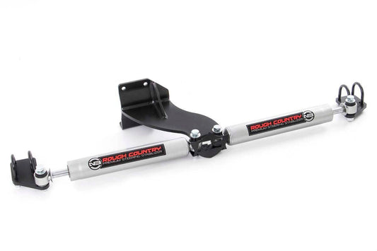 Rough Country  | N3 Steering Stabilizer | Dual | 2.5-8 Inch Lift | Ram 2500 (14-23)/3500 (13-23)