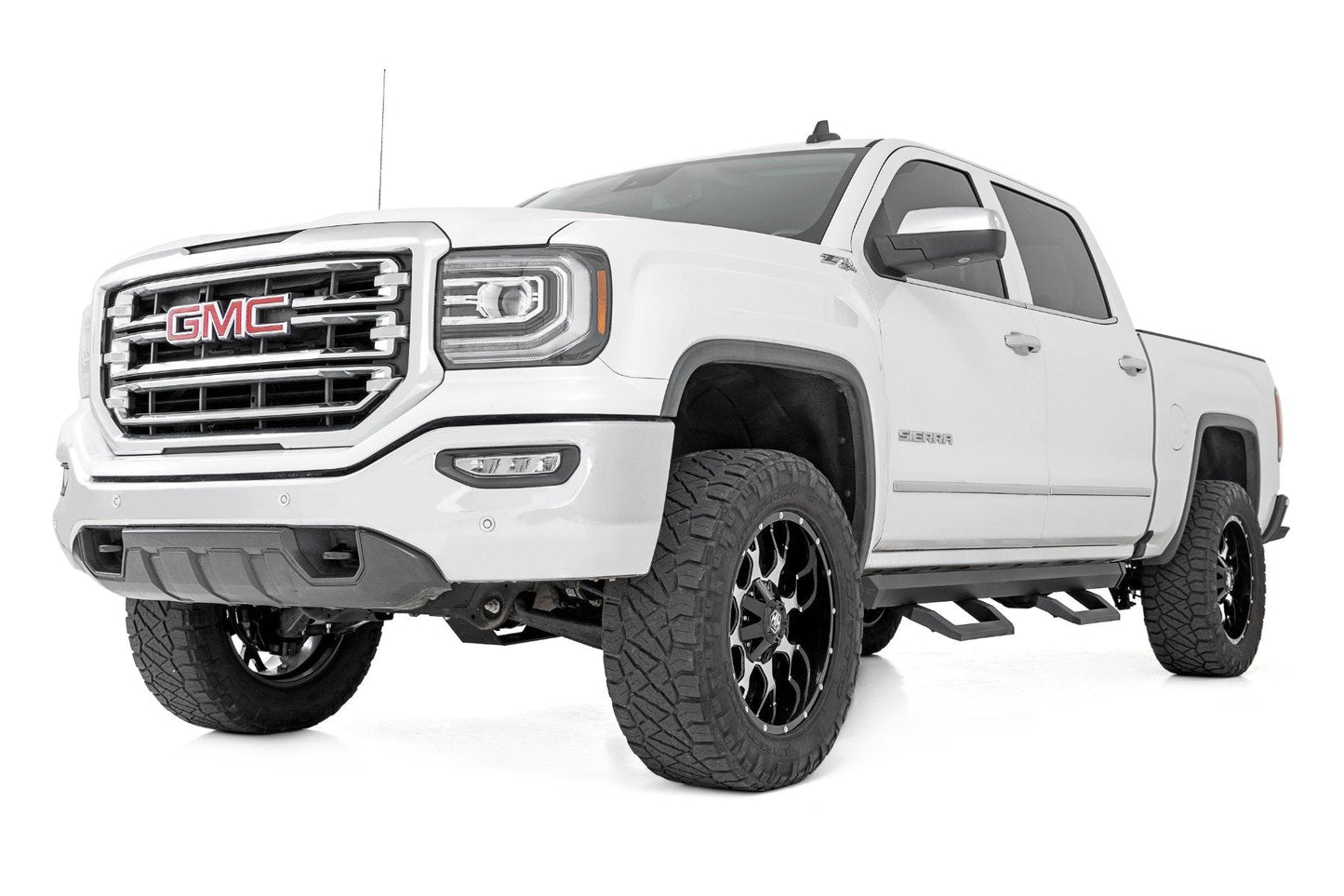 Rough Country  | SR2 Adjustable Aluminum Steps | Crew Cab | Chevy/GMC 1500/2500HD/3500HD (07-18)