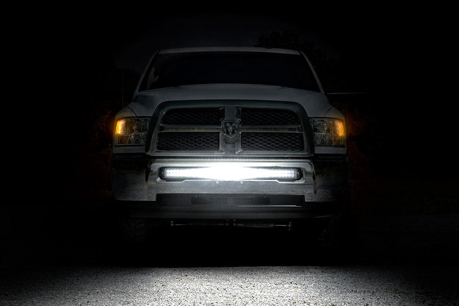 Rough Country  | LED Light | Bumper Mount | 40" Black Dual Row | Ram 2500/3500 (10-18)