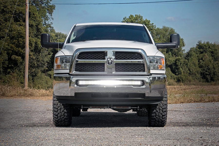 Rough Country  | LED Light | Bumper Mount | 40" Chrome Dual Row | Ram 2500/3500 (10-18)