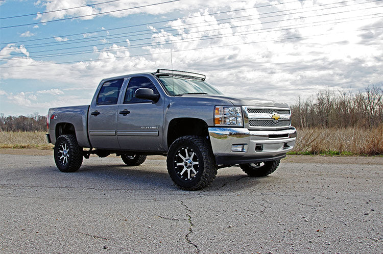 Rough Country  | GM 50-inch Curved LED Light Bar Upper Windshield Mounts (07-13 PU/SUV)