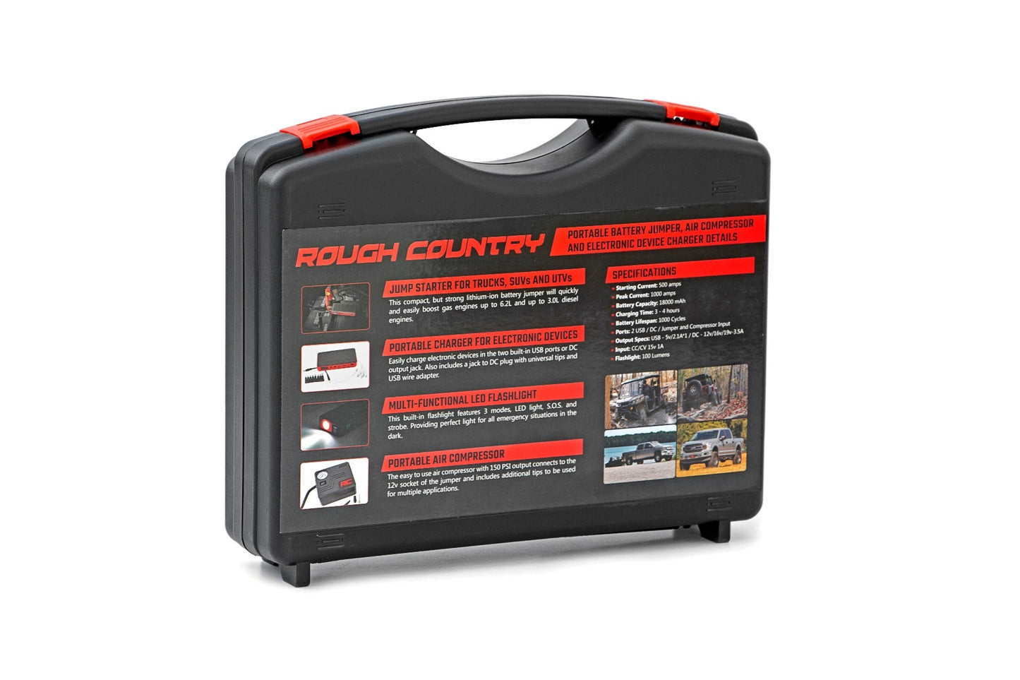 Rough Country  | Battery Jumper And Air Compressor Combo