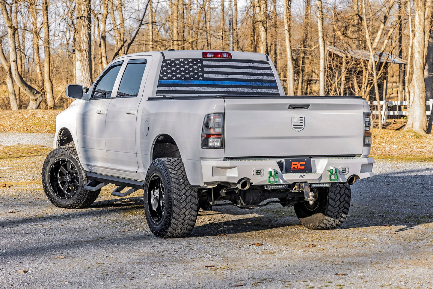 Rough Country  | SR2 Adjustable Aluminum Steps | Crew Cab | Ram 1500/2500/3500 2WD/4WD