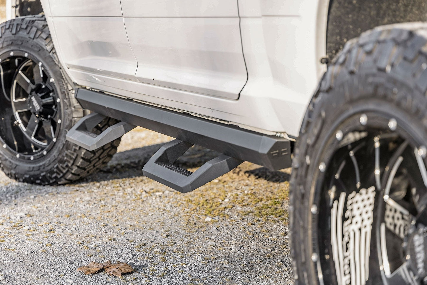 Rough Country  | SR2 Adjustable Aluminum Steps | Crew Cab | Ram 1500/2500/3500 2WD/4WD