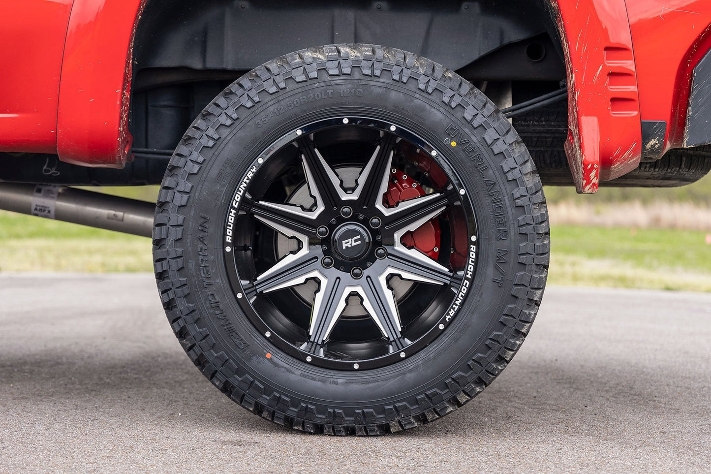 Rough Country  | Rough Country 91M Series Wheel | One-Piece | Gloss Black | 22x12 |