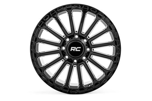 Rough Country  | Rough Country 97 Series Wheel | One-Piece | Gloss Black | 20x10 |
