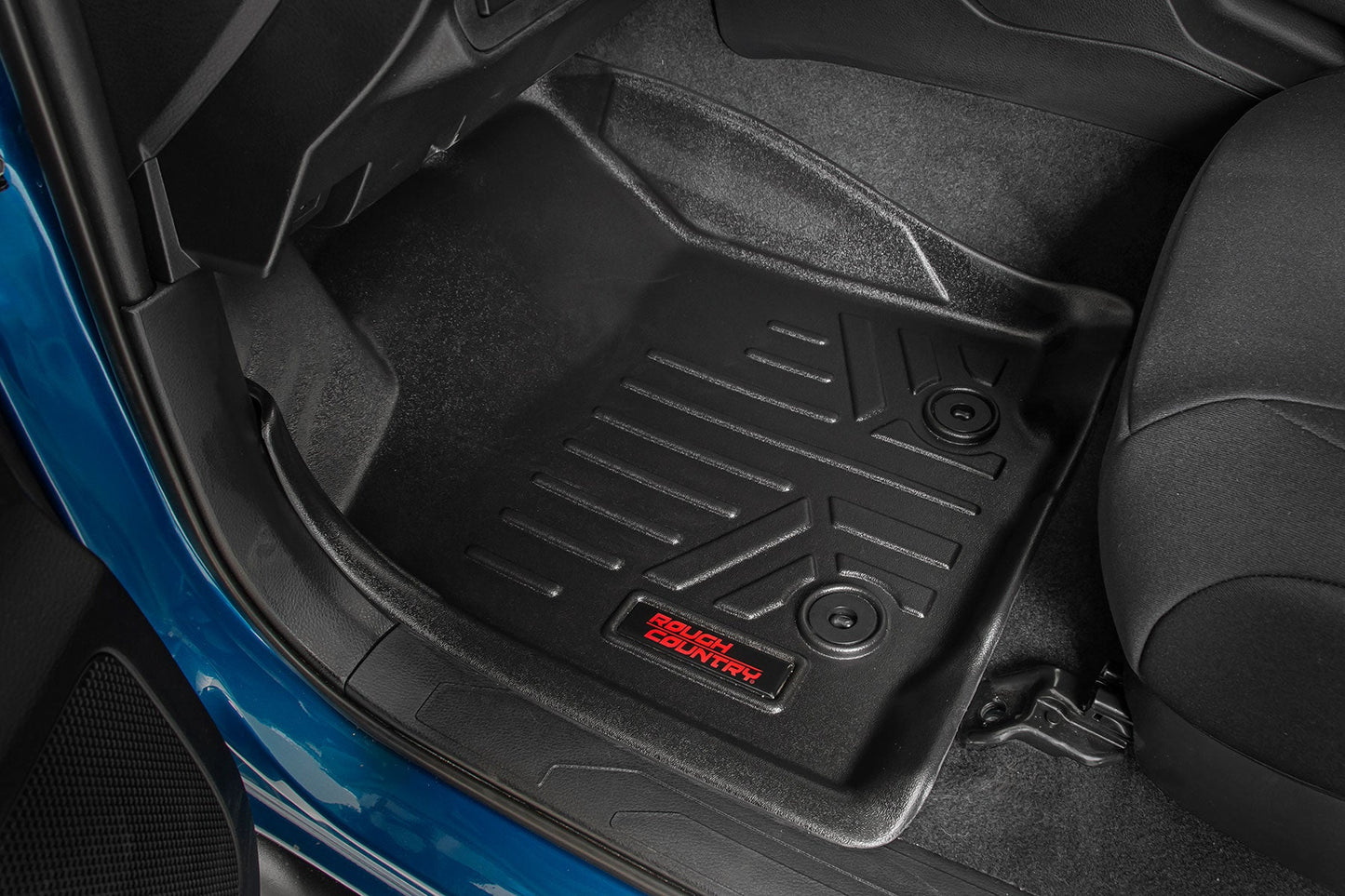 Rough Country  | Floor Mats | Front and Rear | Toyota Tacoma 2WD/4WD (2016-2023)