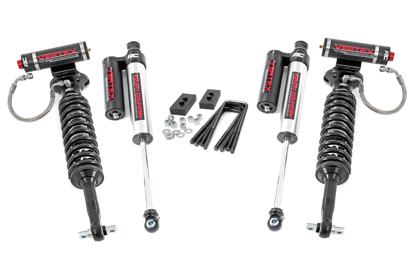 Rough Country | 2 Inch Lift Kit Lifted Struts | Ford F-150 4WD (2021-2023)